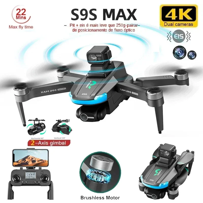 Rc Helicopter Case - YENI S9S MAX MINI Drone 4K