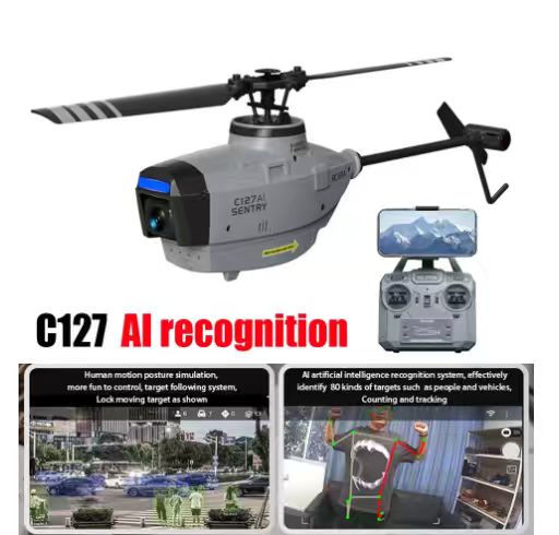Rc Helicopter Single Rotor - RC ERA C127AI Fırçasız 4CH Helikopter