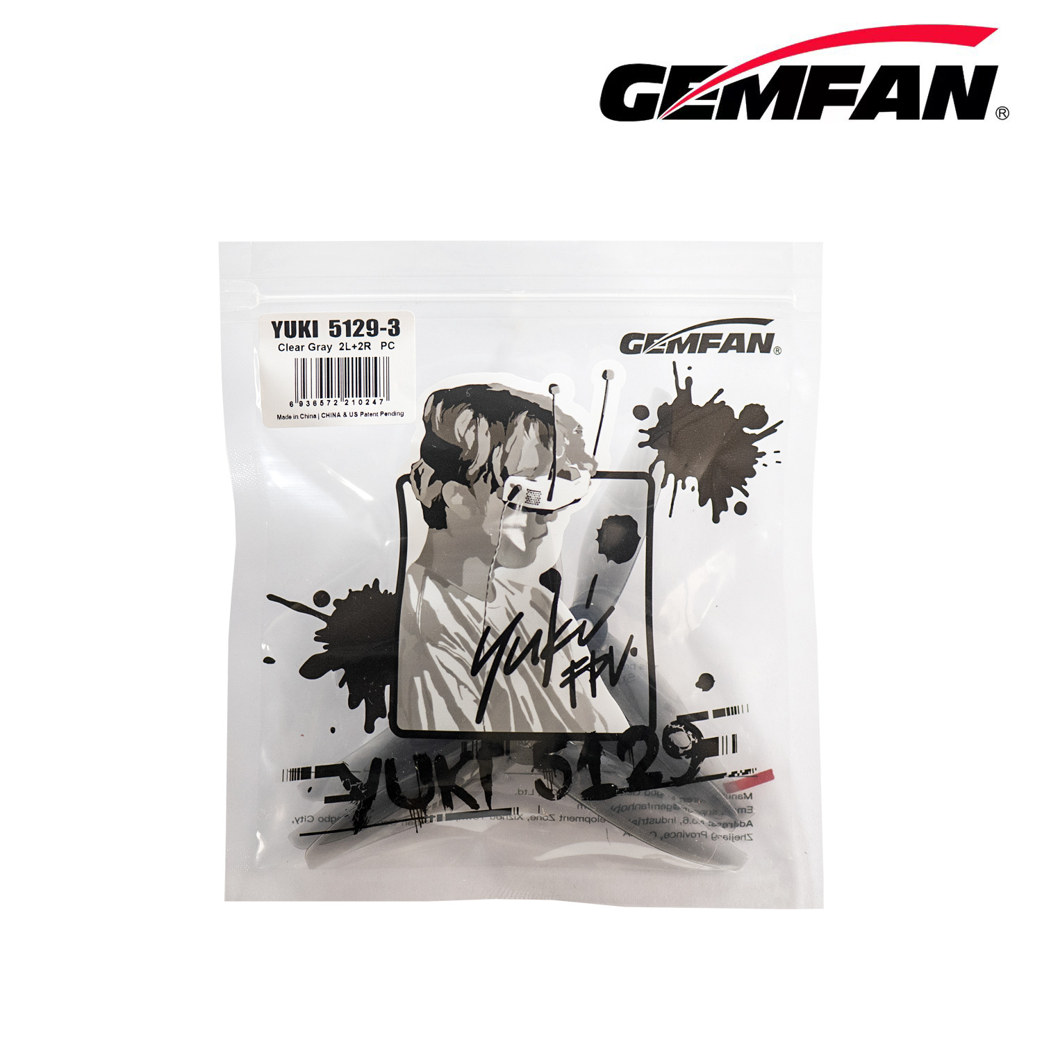 Rc Helicopter Motor - Gemfan 5129 5 inç 3 Kanatlı/Tri-bıçaklı