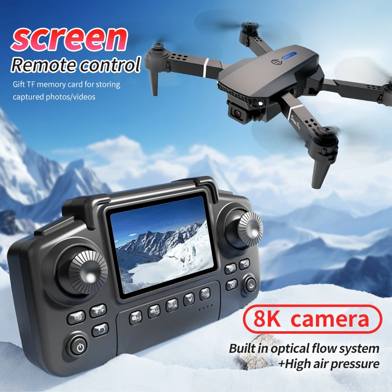 Profesyonel E88 PRO Drone ekra - Rc Helicopter Case incelemesi ve fiyatı