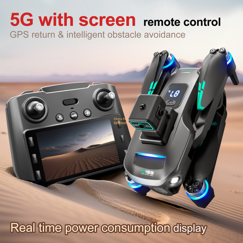 8K Çift Kamera 5G WIFI FPV Uza - Rc Helicopter Case incelemesi ve fiyatı