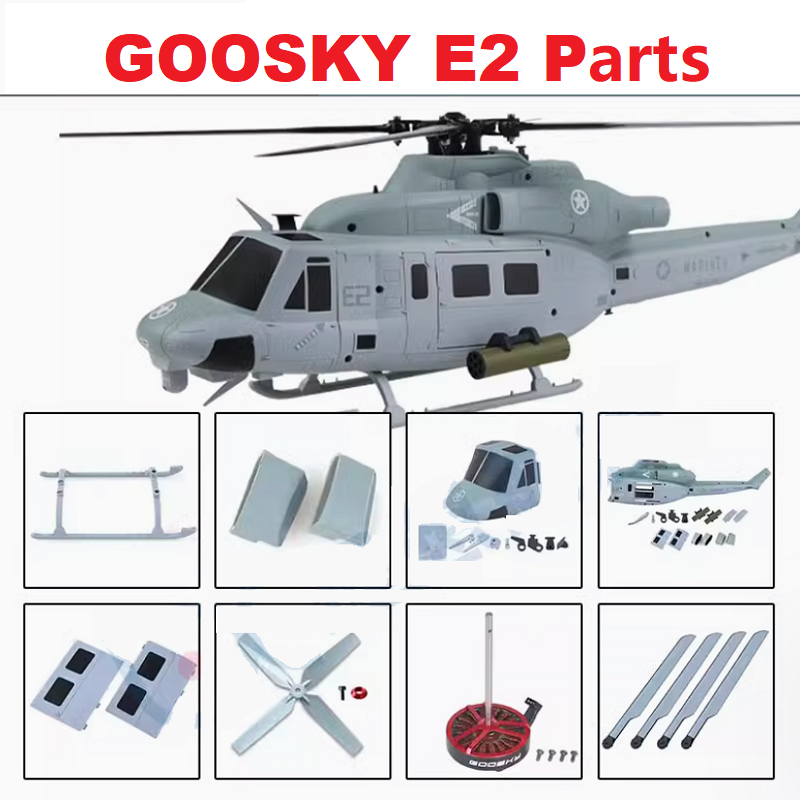 Yedek parça GOOSKY E2 UH-1Y RC - Rc Helicopter Coaxial incelemesi ve fiyatı