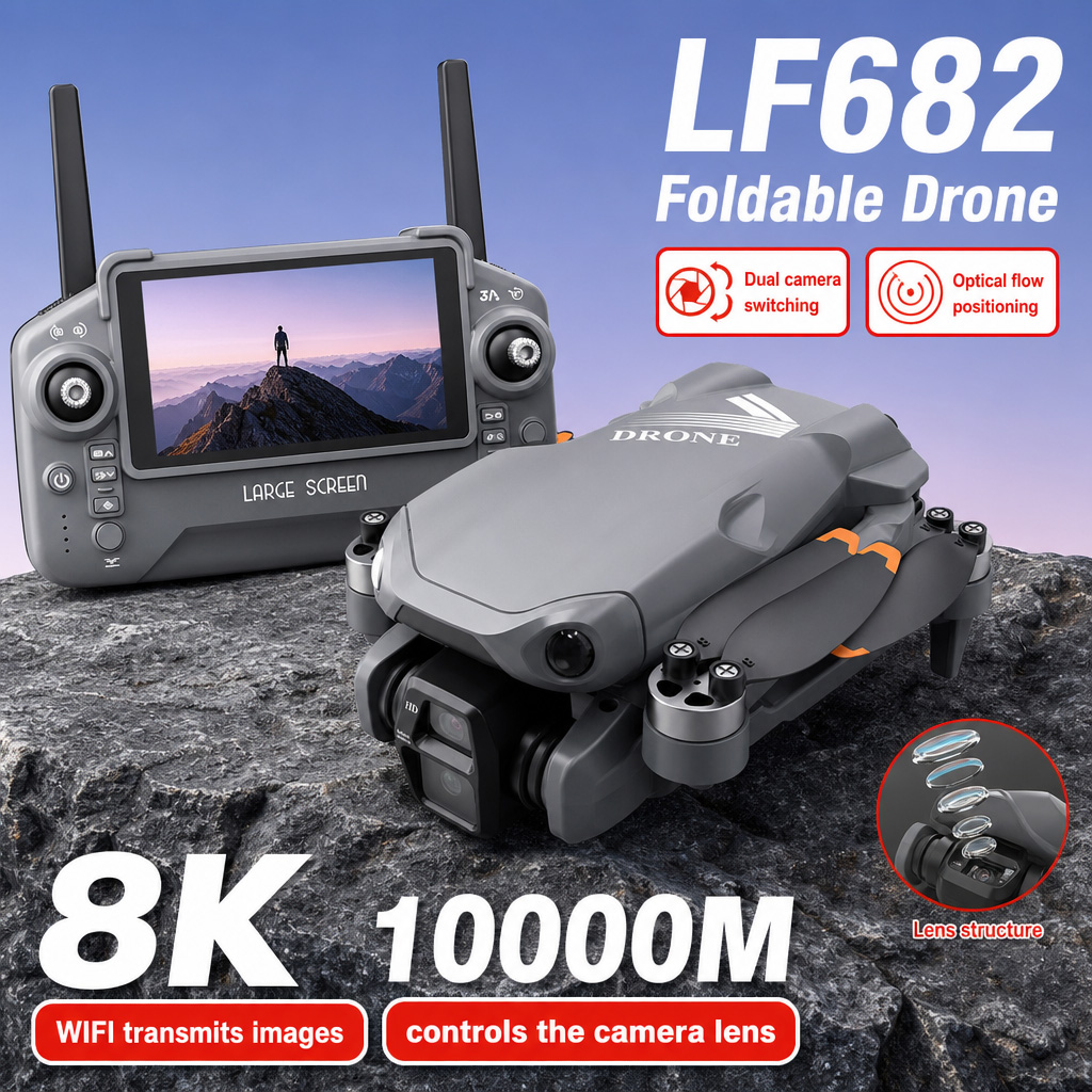 Hava Fotoğrafı LF682 Drone 8K  - Rc Helicopter Case incelemesi ve fiyatı