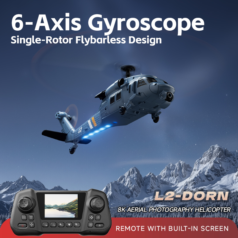 4DRC L2 RC Apache Askeri Savaş - Rc Helicopter Single Rotor incelemesi ve fiyatı
