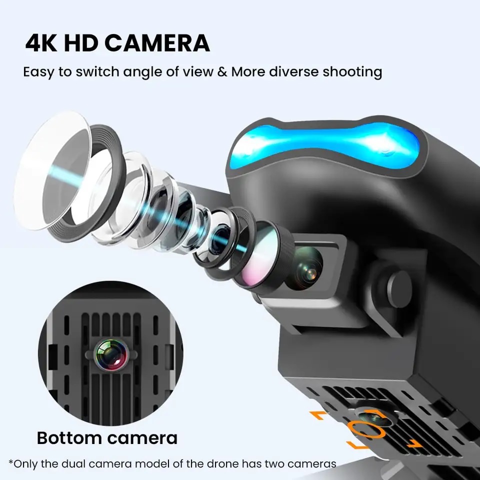 Yeni Mini drone E99 4K WIFI HD - Rc Helicopter Gas incelemesi ve fiyatı
