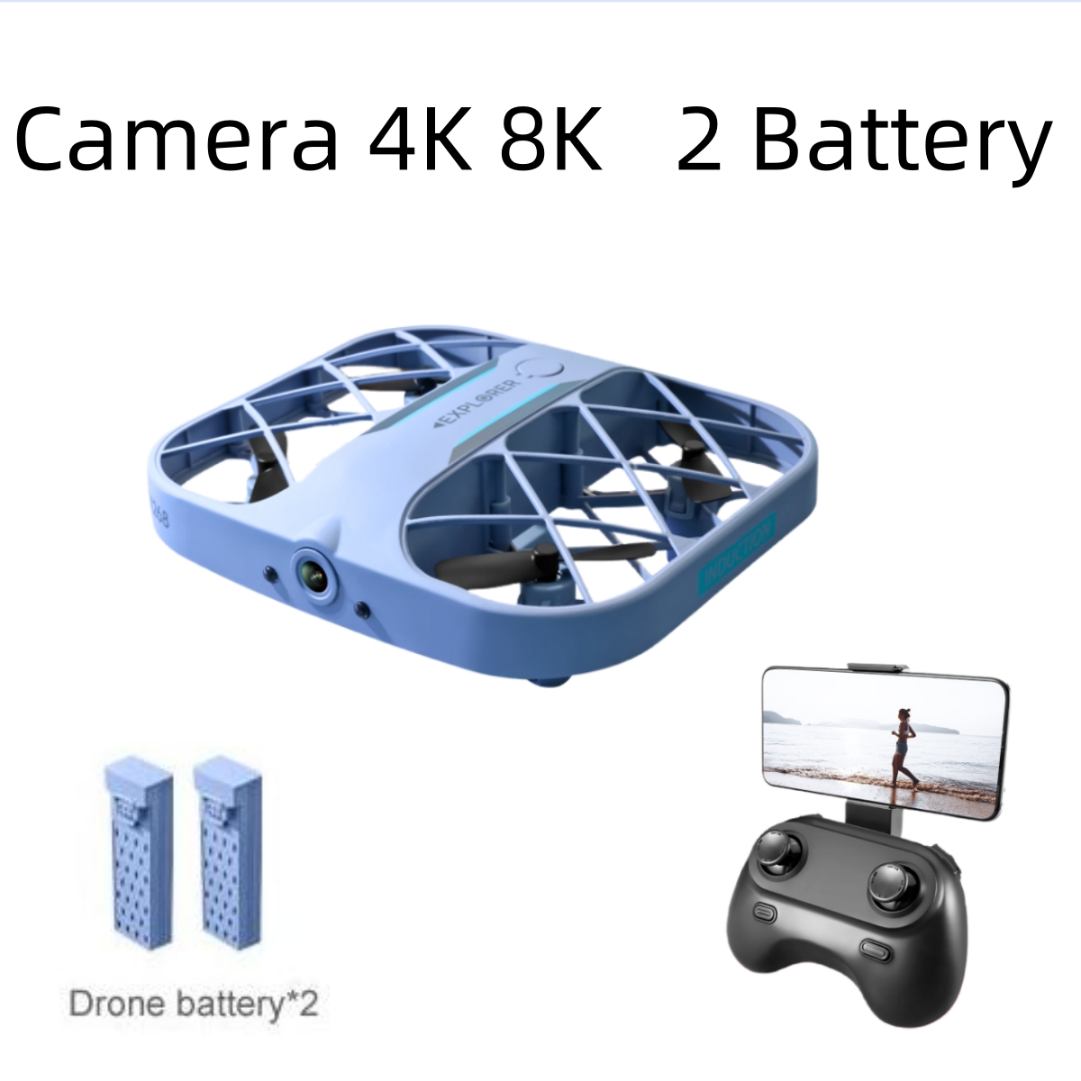 JJRC H107 FPV RC Drone, 2 Bata - Rc Helicopter Case incelemesi ve fiyatı